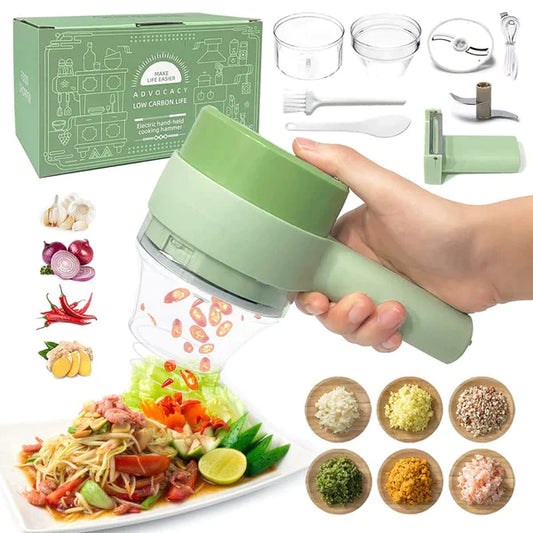 4 in 1 Handheld Electric Vegetable Chopper - Shoprise
